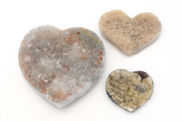 Quartz hearts 3 kg LOT