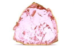 Watermelon tourmaline slice 12