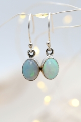 Opal ear rings