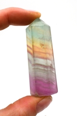 Fluorite points multi coloured