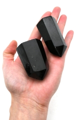 Sch�rl (schwarzer Turmalin) Spitzen klein