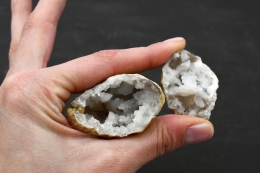 Quarz Geoden Paare klein
