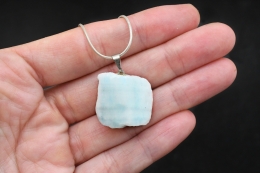 Aventurine raw stone pendant