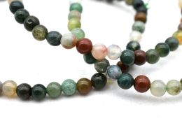 Fancy Jaspis Kugelarmband 4 mm