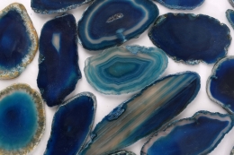 Agate Slices Blue 70 - 90 mm