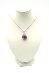 Amethyst Point Pendant Set of 3