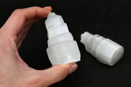 Selenit Turm ca. 60 - 70 mm