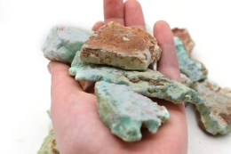 Chrysoprase rough stones