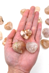 Kirschbl�ten Chalcedon Herz 30 - 40 mm