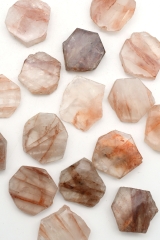 Hematoid Quartz Slices