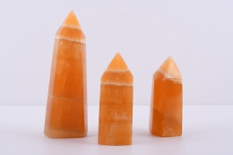 Orangen Calcit Spitzen