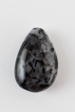 Gabbro drop shape drilled 5 pcs set