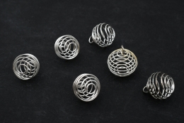 Spirale versilbert Anh�nger