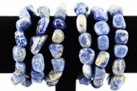 Sodalith Trommelstein Armband