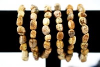 Landschaft Jaspis Trommelstein Armband