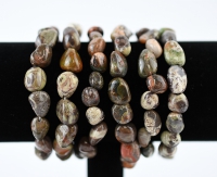 Jaspis Trommelstein Armband