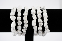 Magnesit Trommelstein Armband