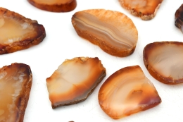 Carneol (gebrannt) Anschnitte