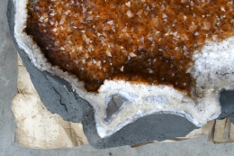27.11. Citrine (burnt) Druse Big