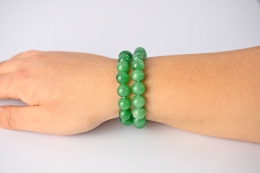 Aventurin Kugel Armband 10 mm