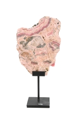 Rhodochrosit Scheiben auf Metallst�nder bis 4 kg
