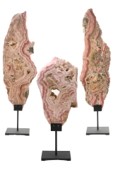 Rhodochrosit Scheiben auf Metallst�nder ab 4 kg