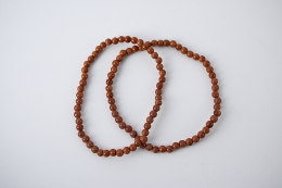 Goldfluss Kugelarmband 4 mm