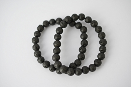 Lava Kugelarmband 8 mm