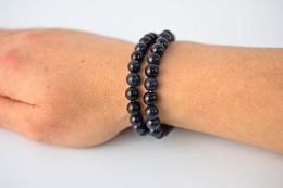 Blaufluss Kugelarmband 8mm