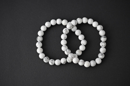 Magnesit Kugelarmband 8mm