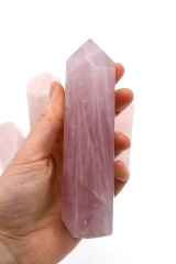 Rosenquarz Spitzen