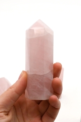 Rosenquarz Spitzen