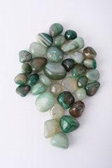 Agate Green Tumbled Stones