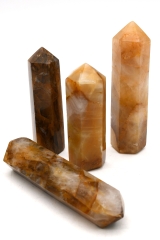 Quartz yellow (golden healer) points