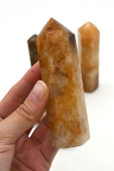 Quartz yellow (golden healer) points