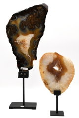 Achat Scheiben dick auf Metallst�nder