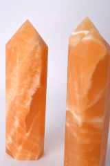 Orangen Calcit Spitzen