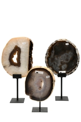 Achat Scheiben dick auf Metallst�nder