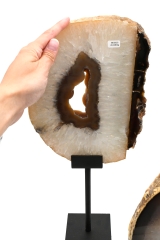 Achat Scheiben dick auf Metallst�nder