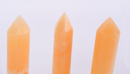 Orangen Calcit Spitzen klein