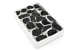 Sch�rl (schwarzer Turmalin) Roh Flat