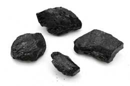 Sch�rl (schwarzer Turmalin) Roh Flat