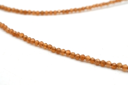 Hessonit Kette facettiert hell