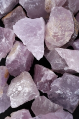 Lavendelquarz Rohsteine