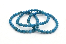 Apatite Beads Bracelet 6 mm