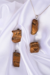 Tigerauge Rohstein Anh�nger