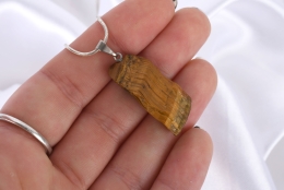 Tigerauge Rohstein Anh�nger