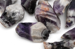 Chevron Amethyst roh
