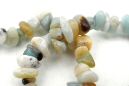 Amazonit Splitterarmband 5-er Set