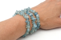 Aquamarin Splitterarmband